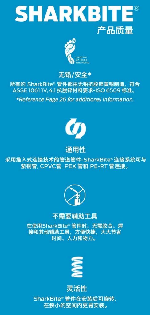 用“鲨鱼”连接管道要几个步骤?- 用“鲨鱼”连接管道要几个步骤?-